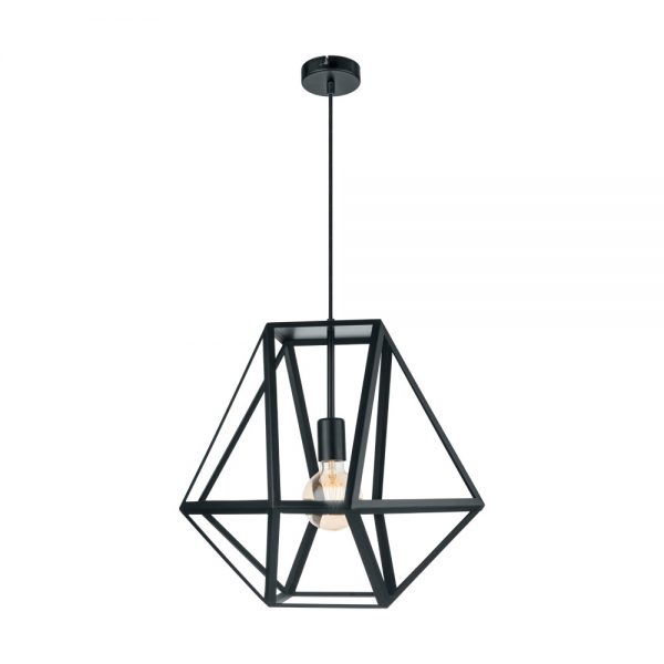 Iluminat Vintage Hl-1 E27 D460 Schwarz 'Embleton' Eglo 49756