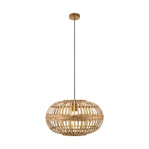 Pendul vintage EGLO AMSFIELD 49771 - E27 1X60W D380mm - Maro