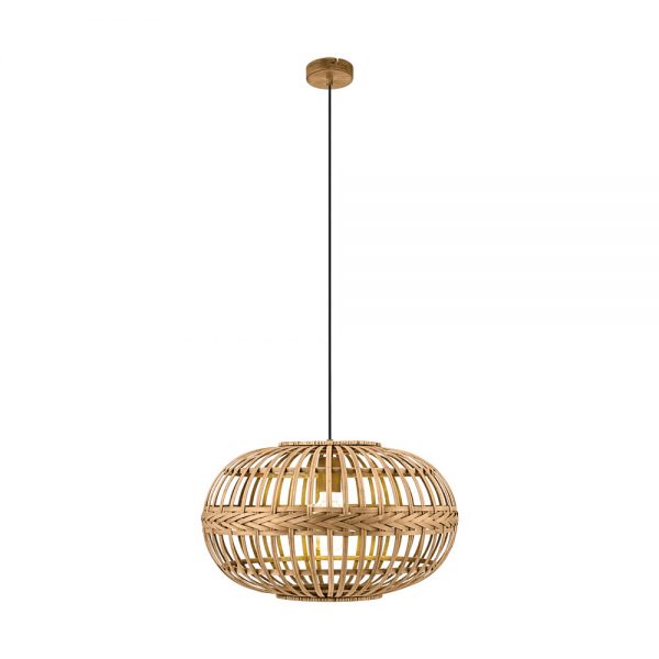 Pendul vintage EGLO AMSFIELD 49771 - E27 1X60W D380mm - Maro