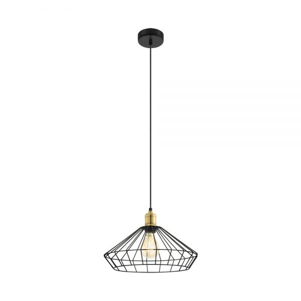 Iluminat Vintage Hl-1 D355 Schwarz-Bruniert 'Denham' Eglo 49788