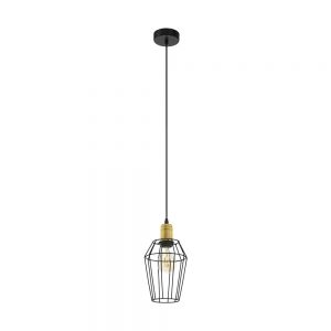 Iluminat Vintage Hl-1 D155 Schwarz-Bruniert 'Denham' Eglo 49791