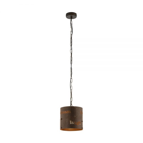 Iluminat Vintage Hl-1 D200 Rostfarben 'Coldingham' Eglo 49794