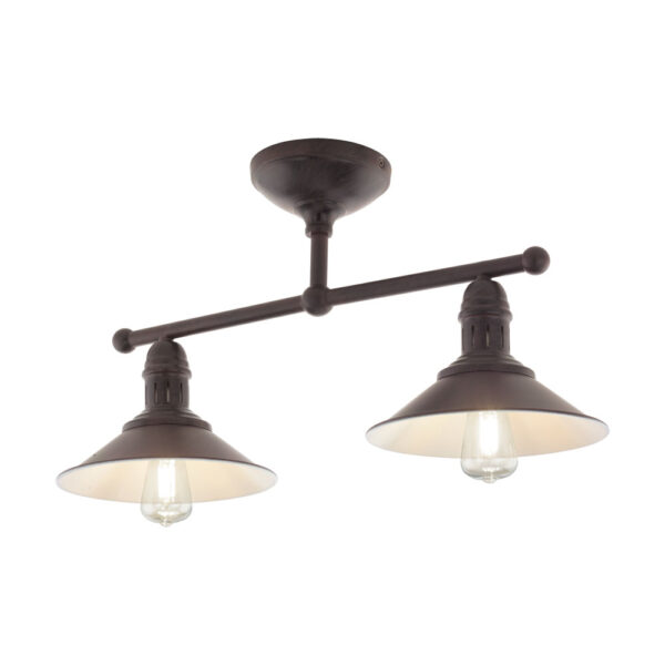 Iluminat Vintage Dl-2 E27 Braun-Antik-Beige 'Stockbury' Eglo 49824