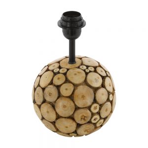 Iluminat Vintage Veioza 1Xe27  H-280  D175  Lemn 'Ribadeo Eglo 49834