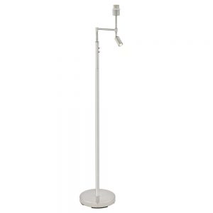 Iluminat Vintage Lampadar E27  Brat Citit  Nichel-Mat 'Be Eglo 49858