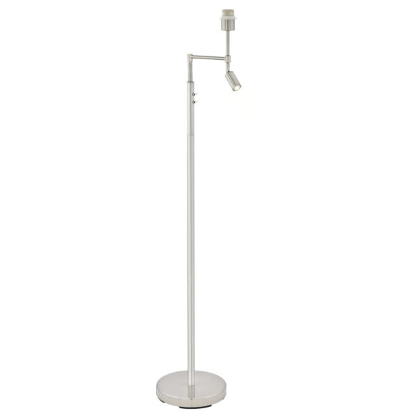 Iluminat Vintage Lampadar E27  Brat Citit  Nichel-Mat 'Be Eglo 49858