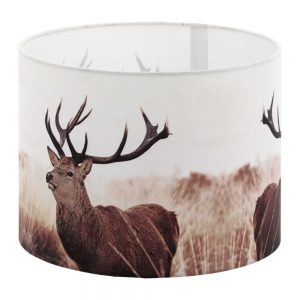 Iluminat Vintage Schirm E27-E14 D250  H-180 Motiv Hirsch Eglo 49863