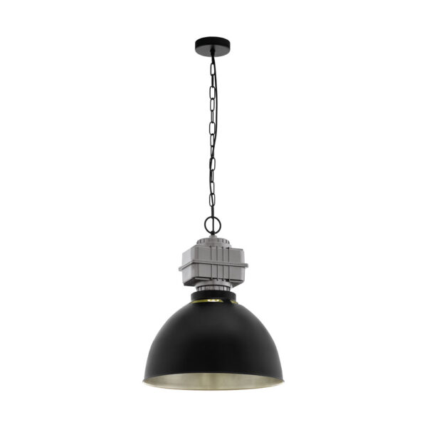 Iluminat Vintage Hl-1 E27 Schwarz-Grau-Alu 'Rockingham' Eglo 49869