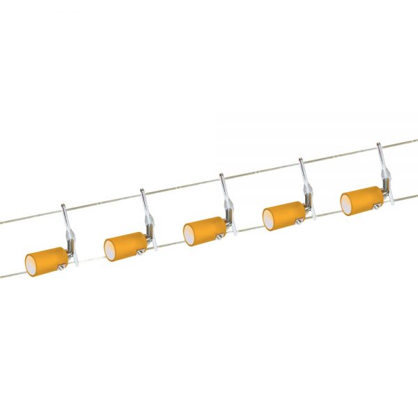 Corpuri de iluminat pe cabluri Nv-Seilsystem-5 M-Glas Terracotta'Line 3 Eglo 51233