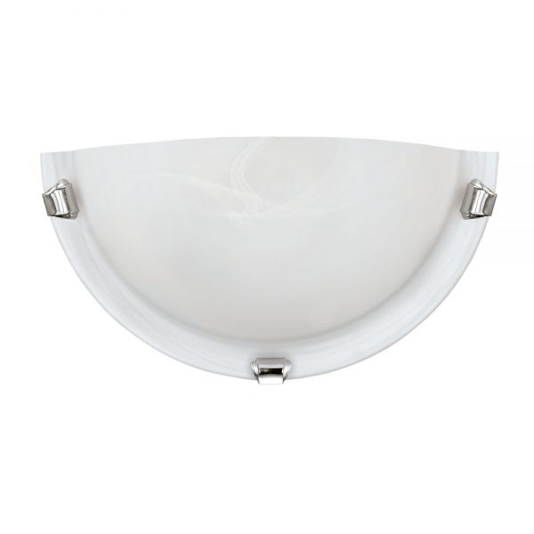 Aplica EGLO SALOME 7188 - E27 1X60W - Sticla alabastru - Crom