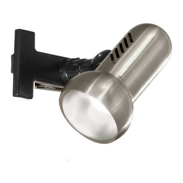 Spoturi iluminat Spot Cu Clema 1X60W  Nichel Mat Manhatte Eglo 81041