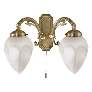 Aplica EGLO IMPERIAL 82745 - E14 2X40W - Sticla satinata - Maro