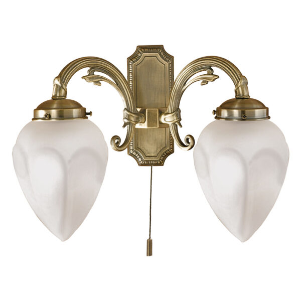 Aplica EGLO IMPERIAL 82745 - E14 2X40W - Sticla satinata - Maro
