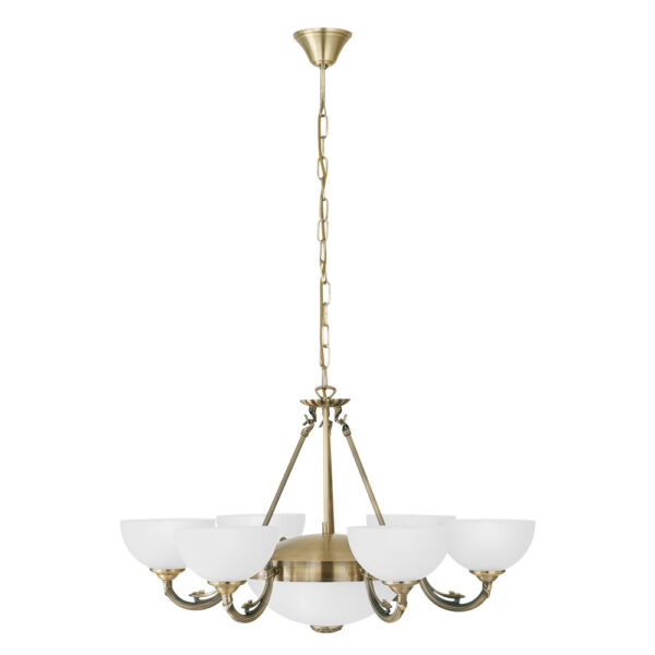 Candelabru EGLO SAVOY 82749 - E14;E27 6X40W;2X60W D740mm - Alb