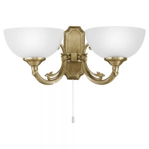 Aplica EGLO SAVOY 82752 - E14 2X40W - Sticla satinata - Maro