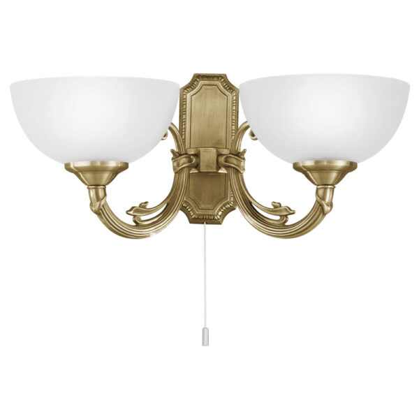 Aplica EGLO SAVOY 82752 - E14 2X40W - Sticla satinata - Maro