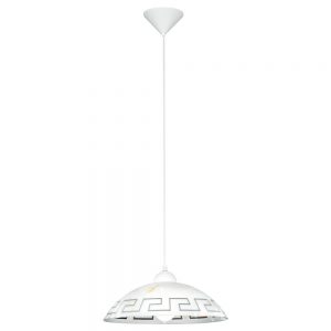 Pendul EGLO VETRO 82786 - E27 1X60W D350mm - Maro - Alb