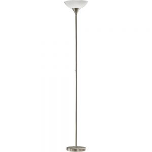 Lampi de podea Floor 1X100W E27 Nickel Frosted Up Eglo 82847