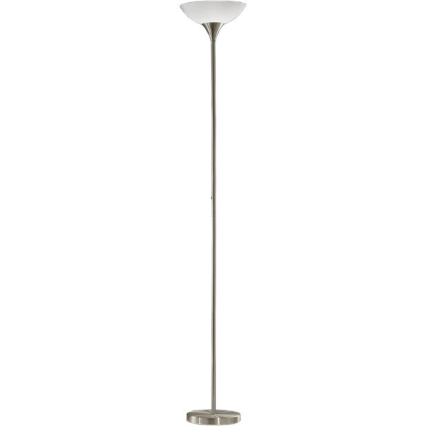 Lampi de podea Floor 1X100W E27 Nickel Frosted Up Eglo 82847