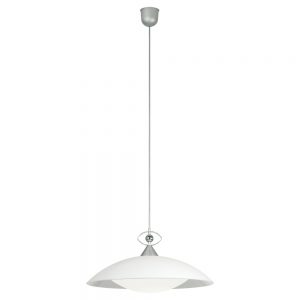 Corpuri de iluminat interior Pendul 1 Bec E27 Satinat-Crom 'Lobby' Eglo 82863