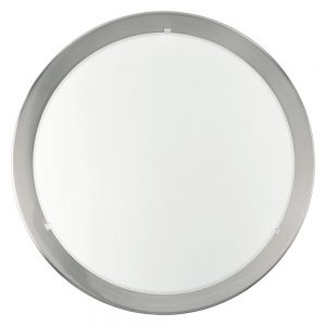 Plafoniera EGLO PLANET 82942 - E27 1X60W D290mm - Sticla satinata - Nichel Mat