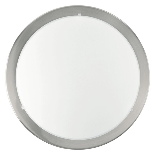 Plafoniera EGLO PLANET 82942 - E27 1X60W D290mm - Sticla satinata - Nichel Mat