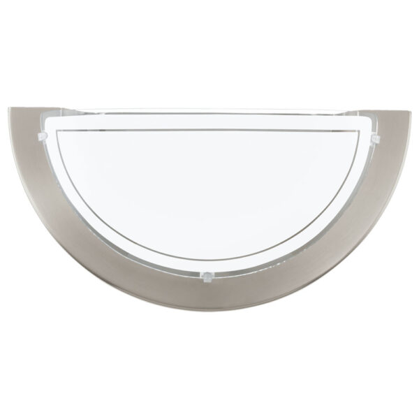 Aplica EGLO PLANET 1 83163 - E27 1X60W - Sticla lacuita - Nichel Mat