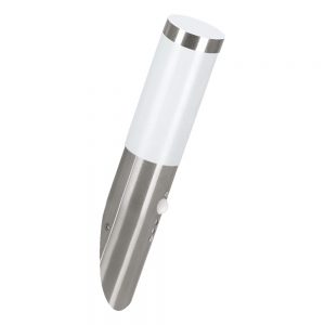 Aplica exterior EGLO HELSINKI 83278 - E27 1X12W IP44 D75mm - Inox - Alb