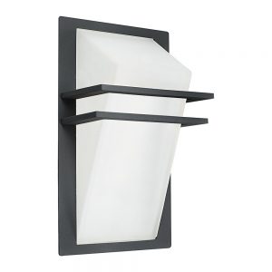 Aplica exterior EGLO PARK 83433 - E27 1X60W IP44 - Sticla satinata - Antracit