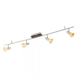 Iluminat Sina 4X40W G9 Nickel-Matt-Nut Alabaster 'Form Eglo 85018