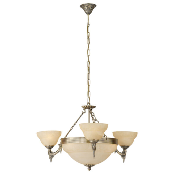 Candelabru EGLO MARBELLA 85857 - E14 6X60W D740mm - Sampanie
