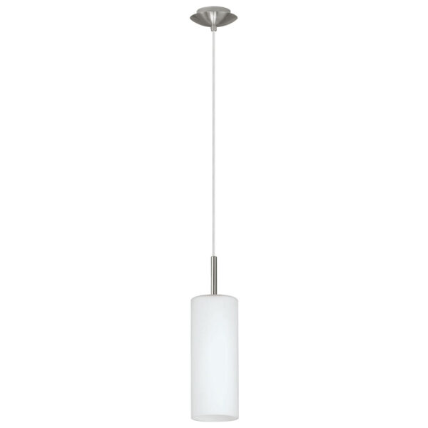 Pendul EGLO TROY 3 85977 - E27 1X40W D110mm - Alb Lacuit