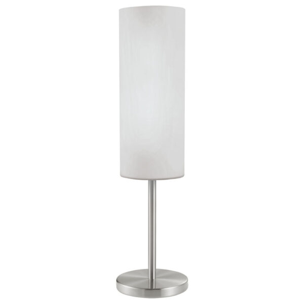 Veioza EGLO TROY 3 85981 - E27 1X40W D105mm - Sticla satinata - Nichel Mat