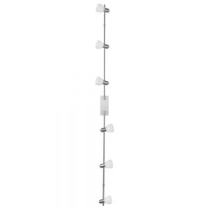 Iluminat Sina Sistem 6X40W - E14  Nichel Mat-Alabastru Eglo 86217
