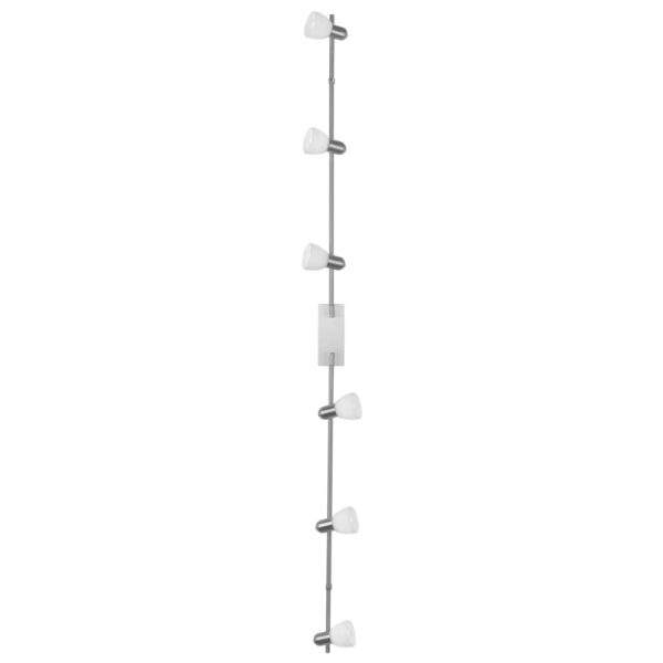 Iluminat Sina Sistem 6X40W - E14  Nichel Mat-Alabastru Eglo 86217