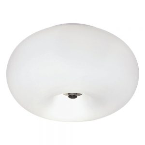 Plafoniera EGLO OPTICA 86811 - E27 2X60W D280mm - Sticla opal mat - Nichel Mat