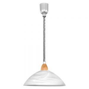 Pendul EGLO LORD 2 87009 - E27 1X60W D360mm - Alb