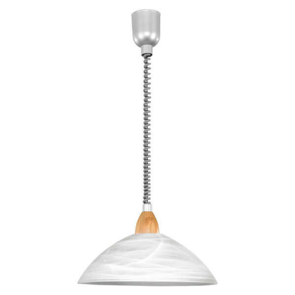 Pendul EGLO LORD 2 87009 - E27 1X60W D360mm - Alb