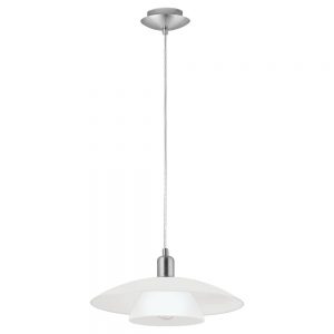 Pendul EGLO BRENDA 87052 - E27 1X60W D395mm - Alb