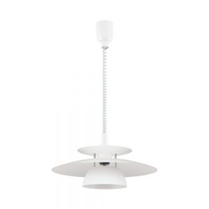 Pendul EGLO BRENDA 87055 - E27 1X60W D430mm - Alb