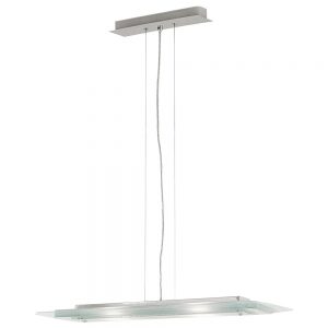 Corpuri de iluminat moderne Pendul 2X100W R7S Nichel-Mat- Satinat 'K Eglo 88188
