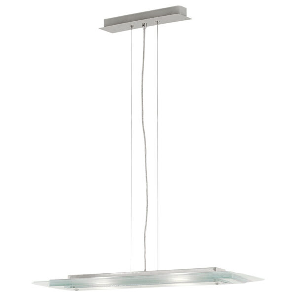 Corpuri de iluminat moderne Pendul 2X100W R7S Nichel-Mat- Satinat 'K Eglo 88188