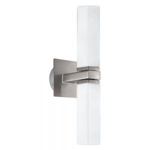 Aplica baie EGLO PALERMO 88284 - G9 2X33W IP44 - Sticla opal mat - Nichel Mat