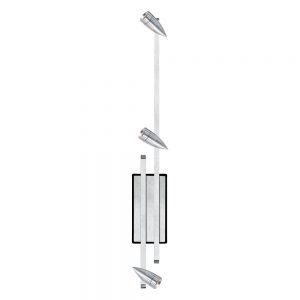 Iluminat Sina Spot-Aplica  3X20W G4 Argintiu-Negru 'Penform' Eglo 88352