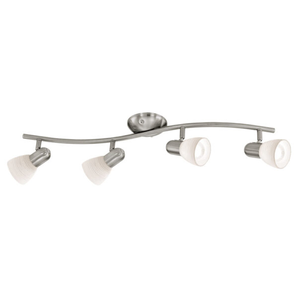Plafoniera EGLO DAKAR 1 88474 - E14 4X40W - Sticla - Nichel Mat
