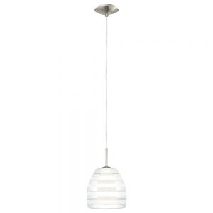 Corpuri de iluminat interior Pendul 1 Bec E27 Nichel Mat 'Fargo' Eglo 88853