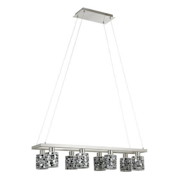 Corpuri de iluminat moderne Pendul-Lustra 8X40W H1100Mm L776Mm 'Diego 1' Eglo 89054
