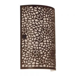 Aplica EGLO ALMERA 89115 - E14 1X60W - Sticla - Maro Antichizat