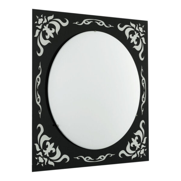 Aplice iluminat Plafoniera  2X60W L-L380X380 Negru'Scalea' Eglo 89261