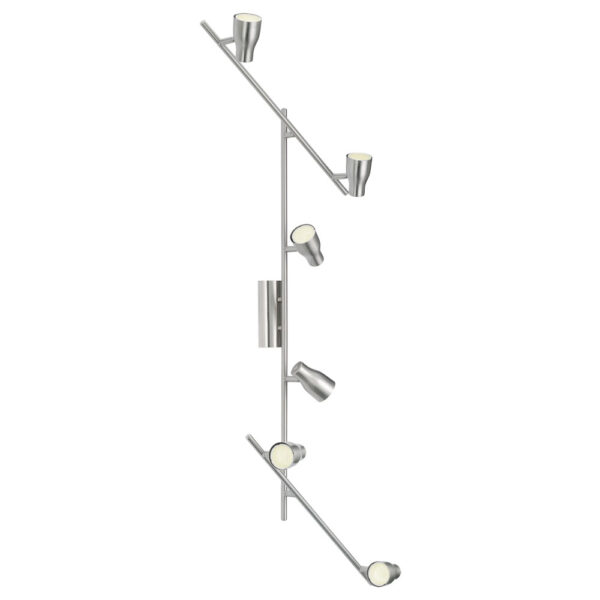 Spoturi iluminat Sina 6X9W Gu10 Nichel Mat 'Elo-Economy' Eglo 89395